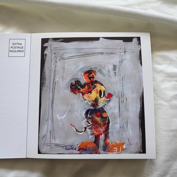 GUC, RARE Eric Robison Disney Mickey Mouse One Hundred 100 Postcards, Vintage - Picture 14 of 16